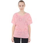 Drawing-2 Sketchpad V-Neck Dolman Drape Top