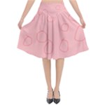 Drawing-2 Sketchpad Flared Midi Skirt