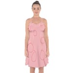 Drawing-2 Sketchpad Ruffle Detail Chiffon Dress