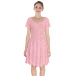 Drawing-2 Sketchpad Short Sleeve Bardot Dress