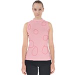 Drawing-2 Sketchpad Mock Neck Shell Top