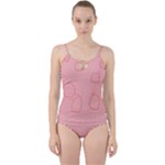 Drawing-2 Sketchpad Cut Out Top Tankini Set