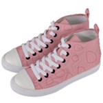 Drawing-2 Sketchpad Women s Mid-Top Canvas Sneakers