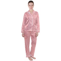 Women s Long Sleeve Satin Pajamas Set 