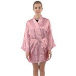 Drawing-2 Sketchpad Long Sleeve Satin Kimono
