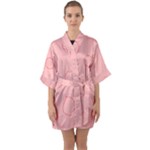 Drawing-2 Sketchpad Half Sleeve Satin Kimono 