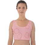 Drawing-2 Sketchpad Velvet Crop Top