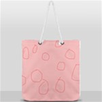 Drawing-2 Sketchpad Full Print Rope Handle Tote (Large)