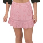 Drawing-2 Sketchpad Fishtail Mini Chiffon Skirt