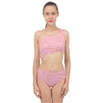 Drawing-2 Sketchpad Spliced Up Two Piece Swimsuit