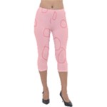 Drawing-2 Sketchpad Lightweight Velour Capri Leggings 