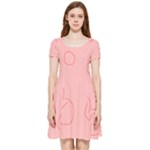 Drawing-2 Sketchpad Inside Out Cap Sleeve Dress