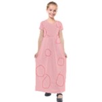 Drawing-2 Sketchpad Kids  Short Sleeve Maxi Dress
