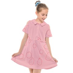 Kids  Short Sleeve Shirt Dress 