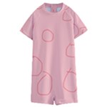 Drawing-2 Sketchpad Kids  Boyleg Half Suit Swimwear