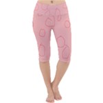 Drawing-2 Sketchpad Lightweight Velour Cropped Yoga Leggings