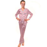 Drawing-2 Sketchpad Kid s Satin Long Sleeve Pajamas Set