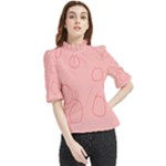 Drawing-2 Sketchpad Frill Neck Blouse