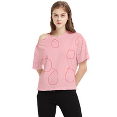 One Shoulder Cut Out T-Shirt 