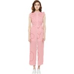 Drawing-2 Sketchpad Women s Frill Top Jumpsuit