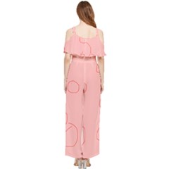 Draped Sleeveless Chiffon Jumpsuit 