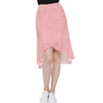 Drawing-2 Sketchpad Frill Hi Low Chiffon Skirt