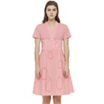 Drawing-2 Sketchpad Short Sleeve Waist Detail Dress