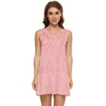 Drawing-2 Sketchpad Tiered Sleeveless Mini Dress