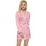 Drawing-2 Sketchpad Long Sleeve Satin Robe