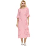 Drawing-2 Sketchpad Double Cuff Midi Dress