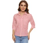 Drawing-2 Sketchpad Women s Quarter Sleeve Pocket Shirt