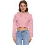 Drawing-2 Sketchpad Women s Lightweight Cropped Hoodie
