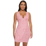 Drawing-2 Sketchpad Draped Bodycon Dress