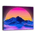 Outrun-vaporwave-hd-wallpaper-preview Canvas 16  x 12  (Stretched)