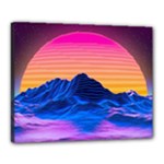 Outrun-vaporwave-hd-wallpaper-preview Canvas 20  x 16  (Stretched)