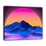 Outrun-vaporwave-hd-wallpaper-preview Deluxe Canvas 24  x 20  (Stretched)
