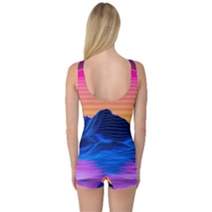One Piece Boyleg Swimsuit 