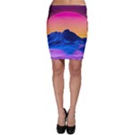 Outrun-vaporwave-hd-wallpaper-preview Bodycon Skirt
