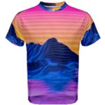 Outrun-vaporwave-hd-wallpaper-preview Men s Cotton Tee
