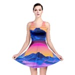 Outrun-vaporwave-hd-wallpaper-preview Reversible Skater Dress