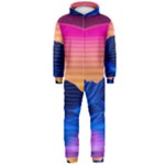 Outrun-vaporwave-hd-wallpaper-preview Hooded Jumpsuit (Men) 