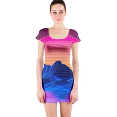 Short Sleeve Bodycon Dress Front Short Sleeve Bodycon Dress Front