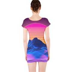 Short Sleeve Bodycon Dress Back Short Sleeve Bodycon Dress Back