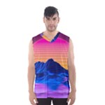 Outrun-vaporwave-hd-wallpaper-preview Men s Basketball Tank Top