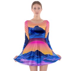 Long Sleeve Skater Dress 