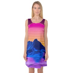 Sleeveless Satin Nightdress 