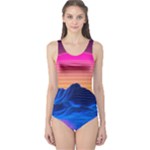 Outrun-vaporwave-hd-wallpaper-preview One Piece Swimsuit