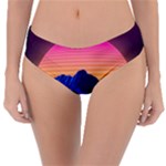 Outrun-vaporwave-hd-wallpaper-preview Reversible Classic Bikini Bottoms