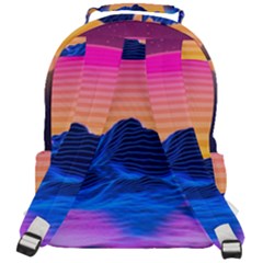 Rounded Multi Pocket Backpack 