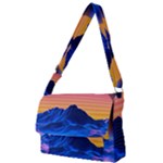 Outrun-vaporwave-hd-wallpaper-preview Full Print Messenger Bag (S)